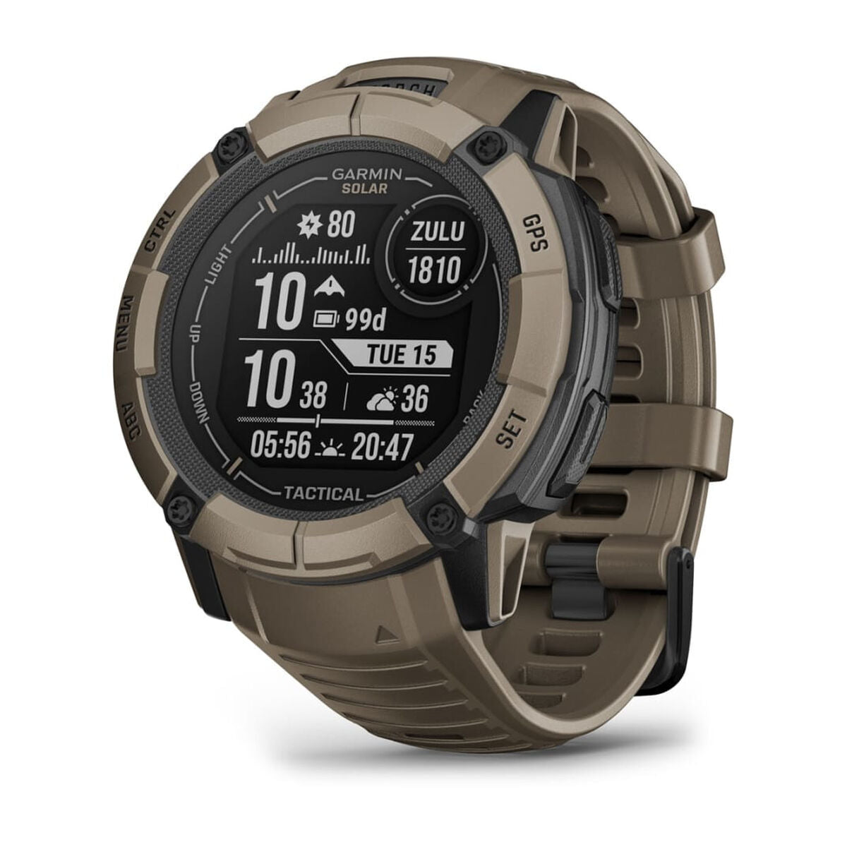 Smartklocka GARMIN 010-02805-02 Grön Grå Inte 1,1" 50 mm Ø 50 mm - finns hos Aktivcamping