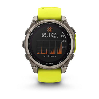 Smartklocka GARMIN 010-02906-21 Gul Grafit Titan 1,3" 47 mm Ø 47 mm finns hos Aktivcamping