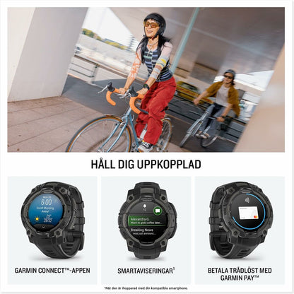 Smartklocka GARMIN 010-02936-00 Svart 1,2" 45 mm - finns hos Aktivcamping