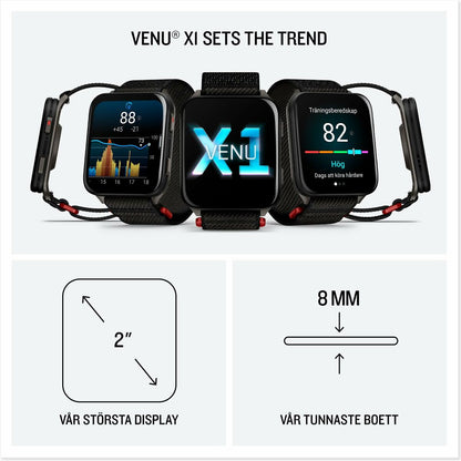 Smartklocka GARMIN 010-02980-02 Svart Skiffer 2" finns hos Aktivcamping