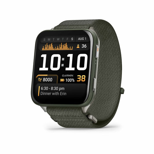 Smartklocka GARMIN 010-02980-03 Svart Grön Grå Skiffer finns hos Aktivcamping