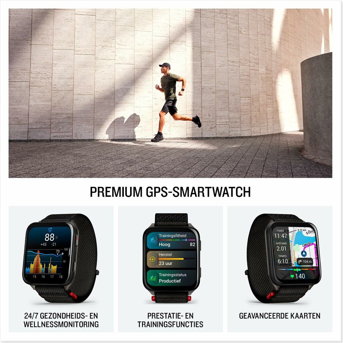 Smartklocka GARMIN 010-02980-03 Svart Grön Grå Skiffer finns hos Aktivcamping