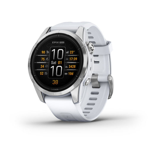 Smartklocka GARMIN Epix Pro Vit Svart Silvrig 1,2" finns hos Aktivcamping
