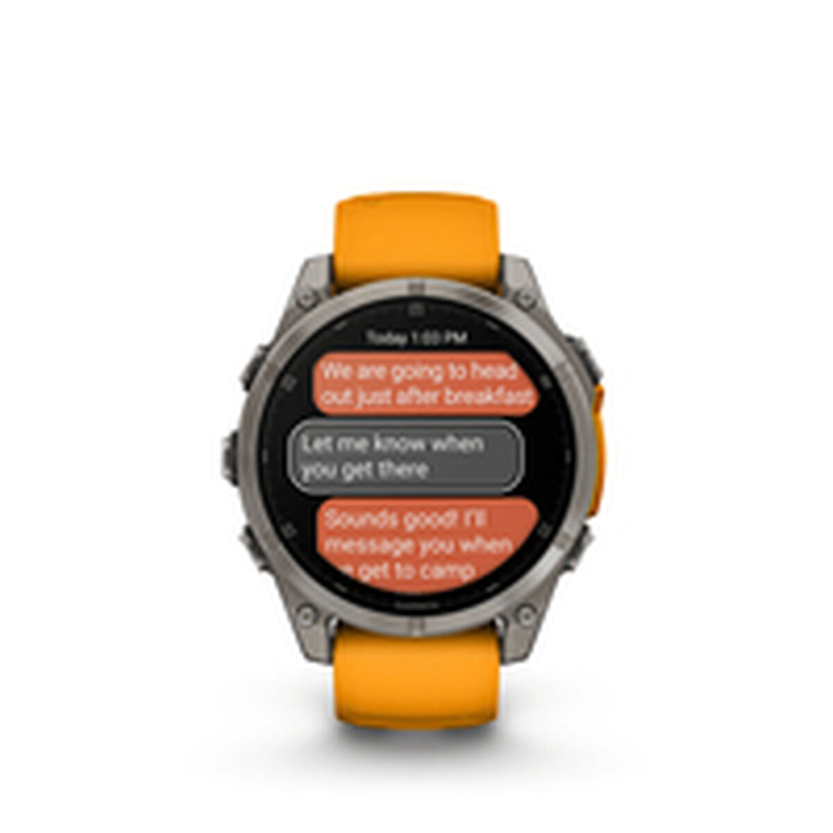 Smartklocka GARMIN Fénix 8 AMOLED Orange 1,4" Ø 46 mm Ø 47 mm finns hos Aktivcamping