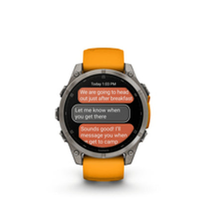 Smartklocka GARMIN Fénix 8 AMOLED Orange 1,4" Ø 46 mm Ø 47 mm finns hos Aktivcamping