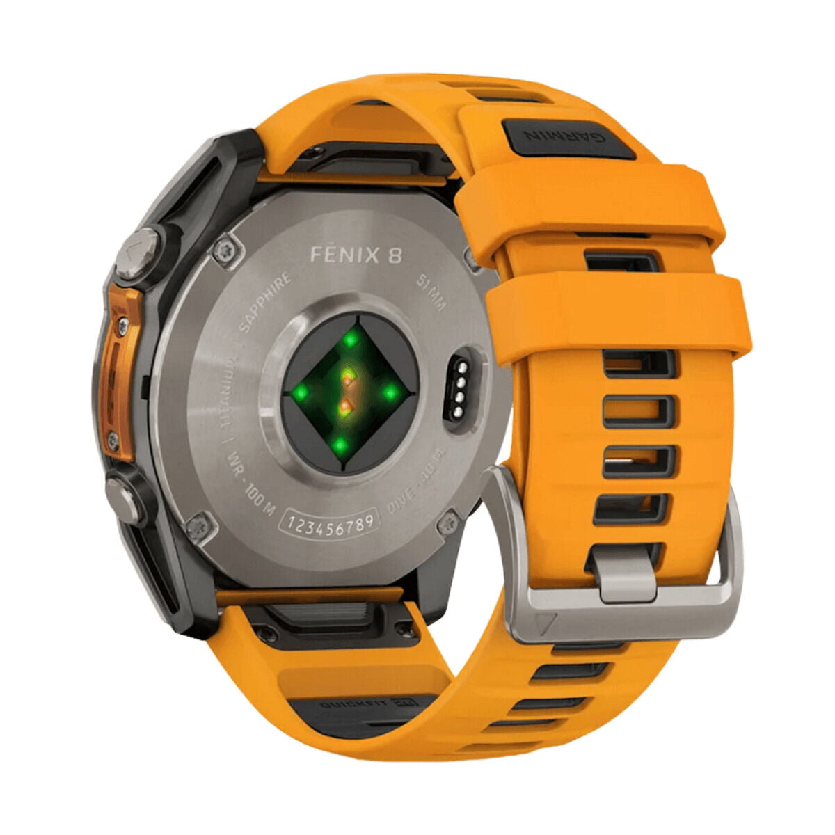 Smartklocka GARMIN Fénix 8 AMOLED Orange 1,4" Ø 50 mm finns hos Aktivcamping