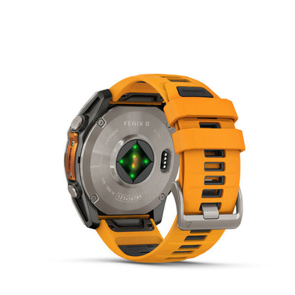 Smartklocka GARMIN Fénix 8 AMOLED Orange 1,4" Ø 50 mm finns hos Aktivcamping