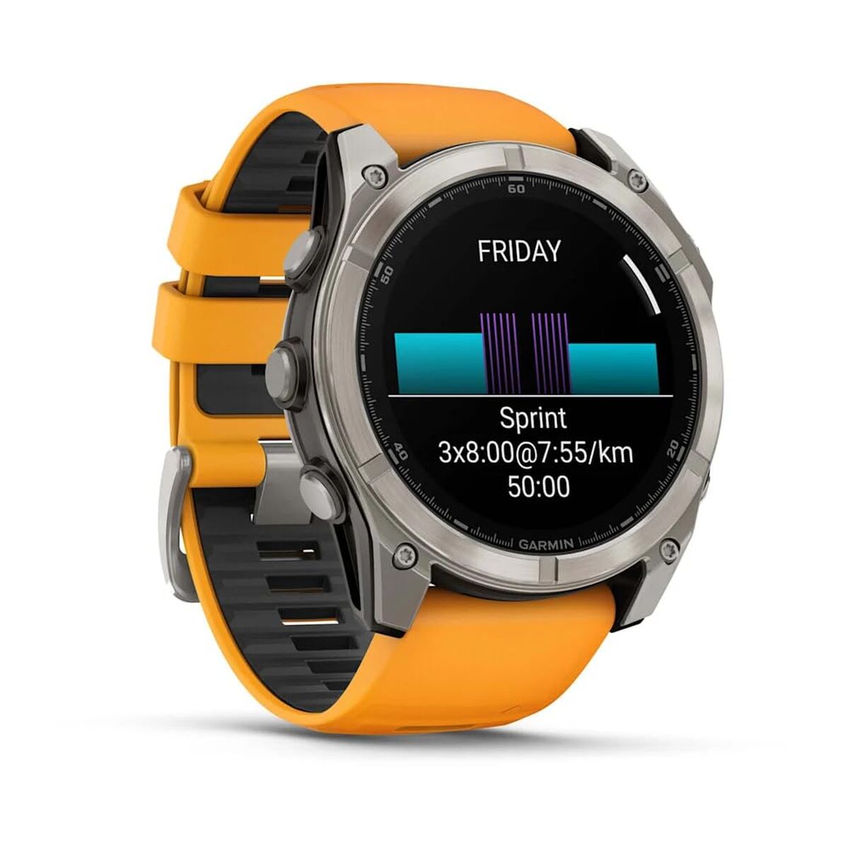 Smartklocka GARMIN Fénix 8 AMOLED Orange 1,4" Ø 50 mm finns hos Aktivcamping