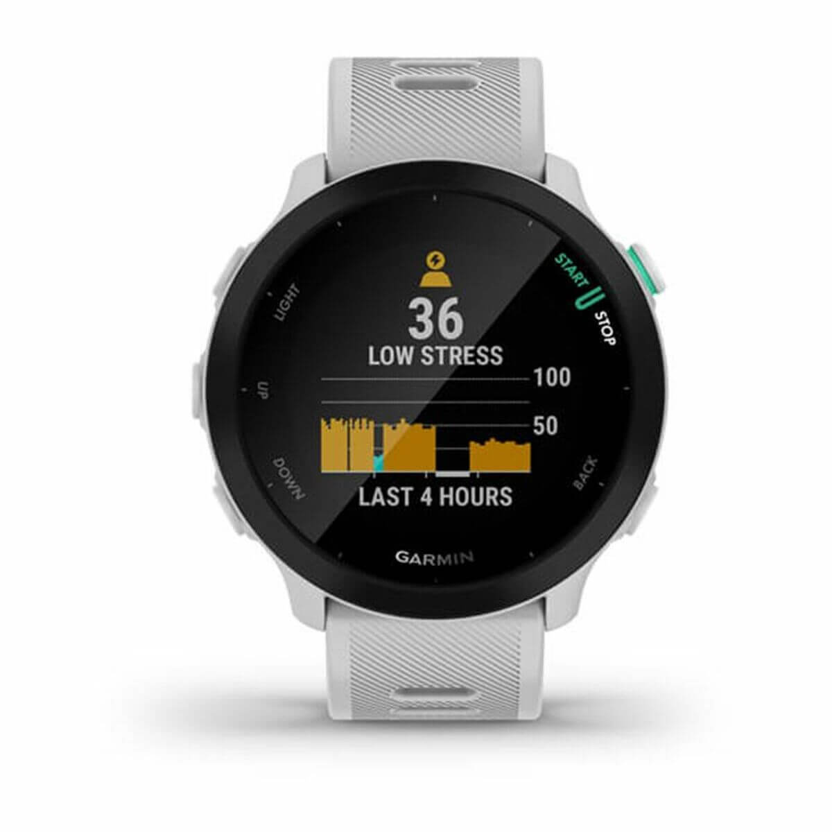 Smartklocka GARMIN Forerunner 55 Vit 1,04" finns hos Aktivcamping