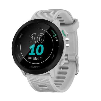 Smartklocka GARMIN Forerunner 55 Vit 1,04" finns hos Aktivcamping