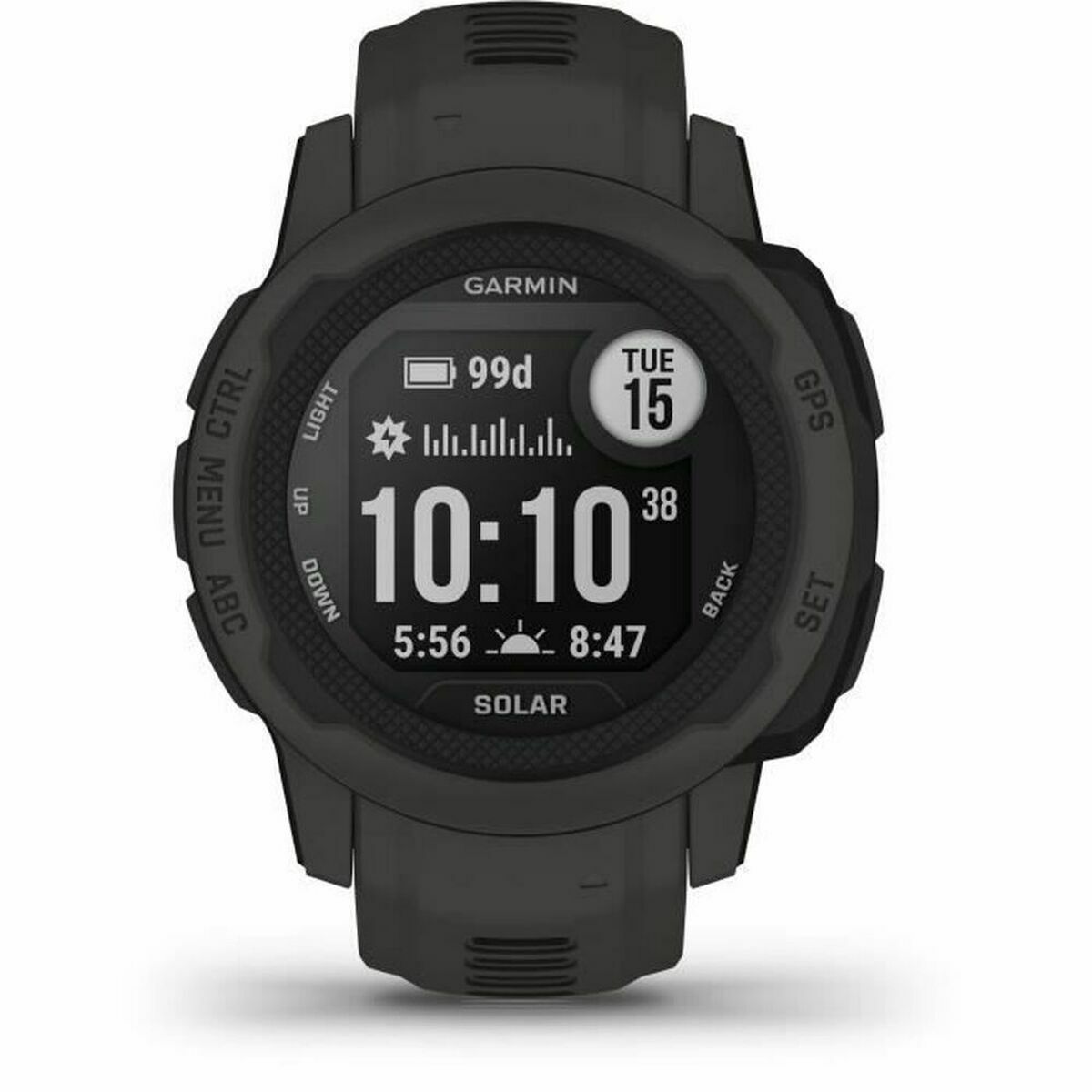 Smartklocka GARMIN Instinct 2S Solar Mörkgrå finns hos Aktivcamping