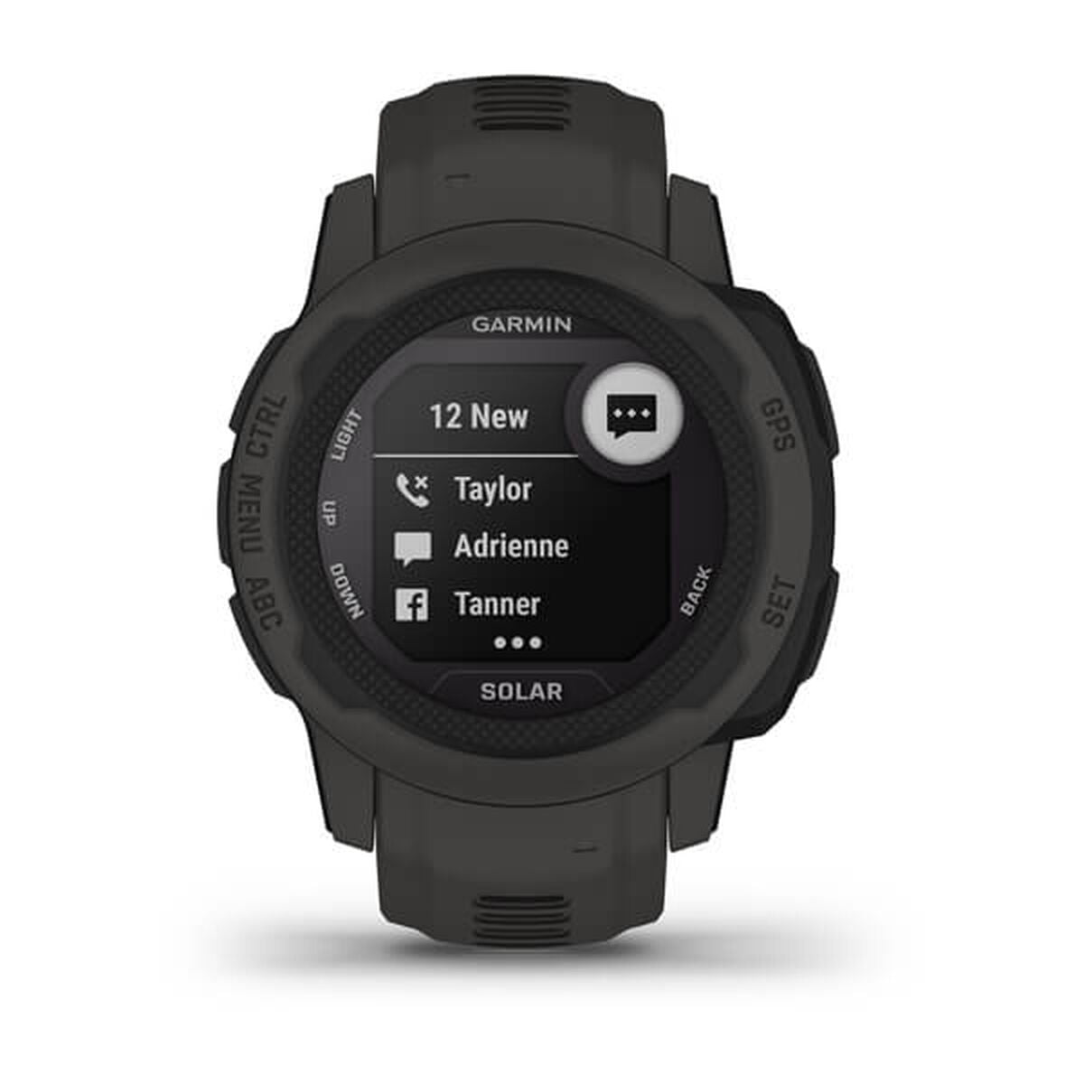 Smartklocka GARMIN Instinct 2S Solar Mörkgrå finns hos Aktivcamping