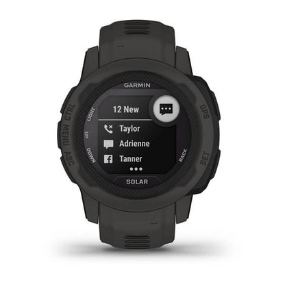Smartklocka GARMIN Instinct 2S Solar Mörkgrå finns hos Aktivcamping