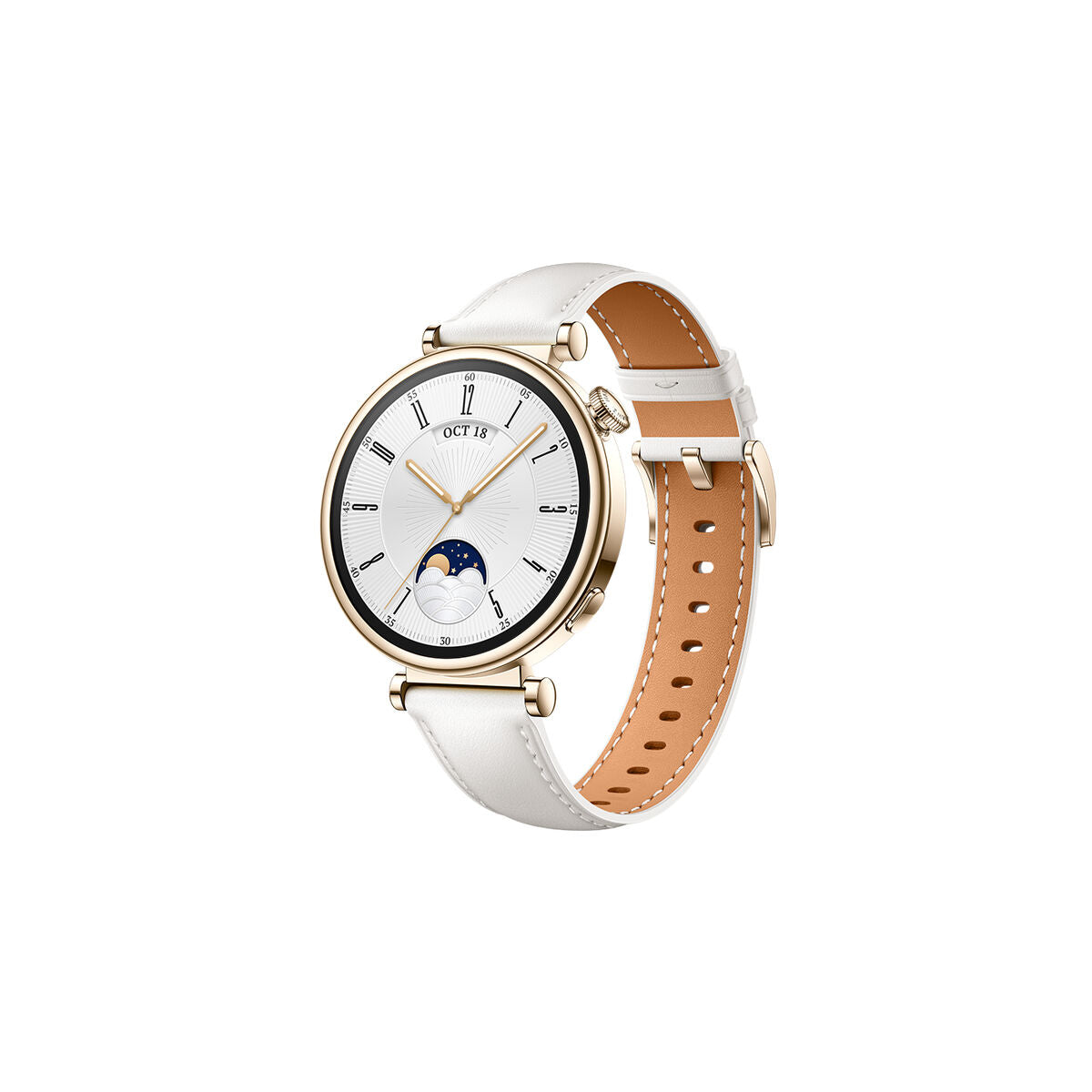Smartklocka GT4 Classic Huawei Watch GT 4 41mm Vit Gyllene finns hos Aktivcamping