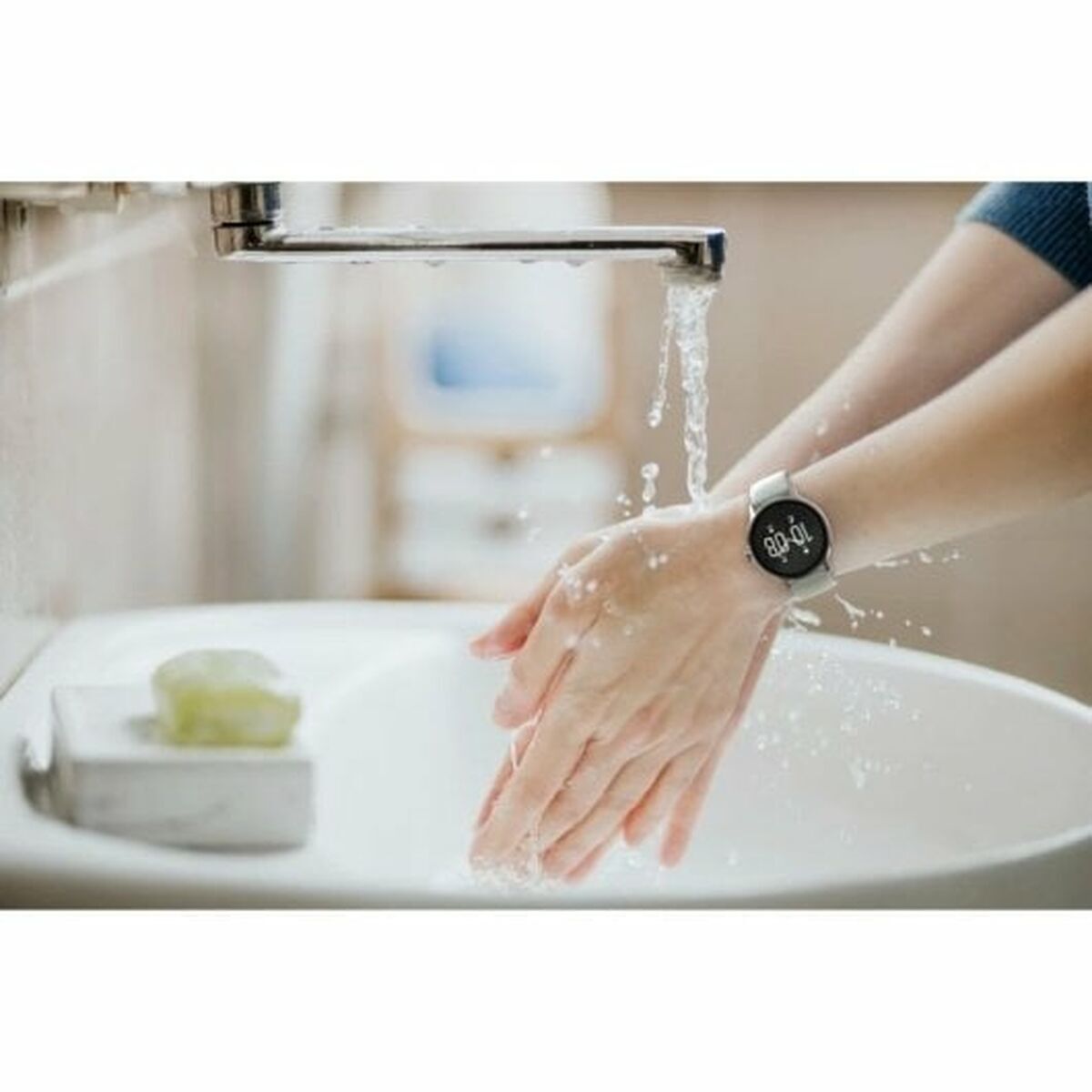 Smartklocka Hama 00178609 Grå Silvrig 45 mm finns hos Aktivcamping