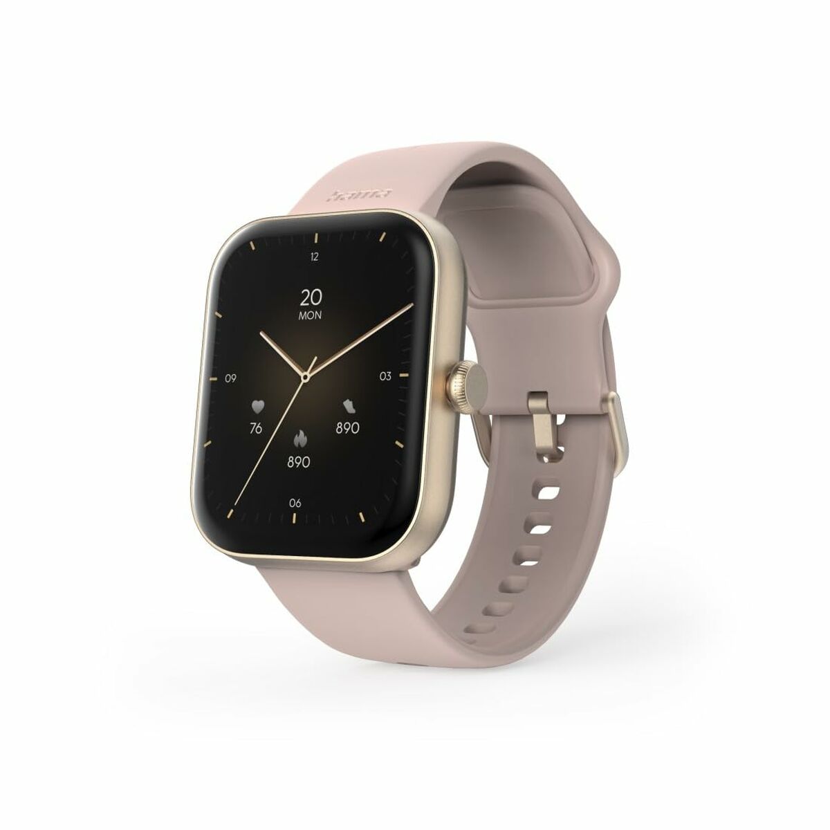 Smartklocka Hama 00178615 FIT WATCH 5000 Rosa Guldrosa 1,65" - finns hos Aktivcamping