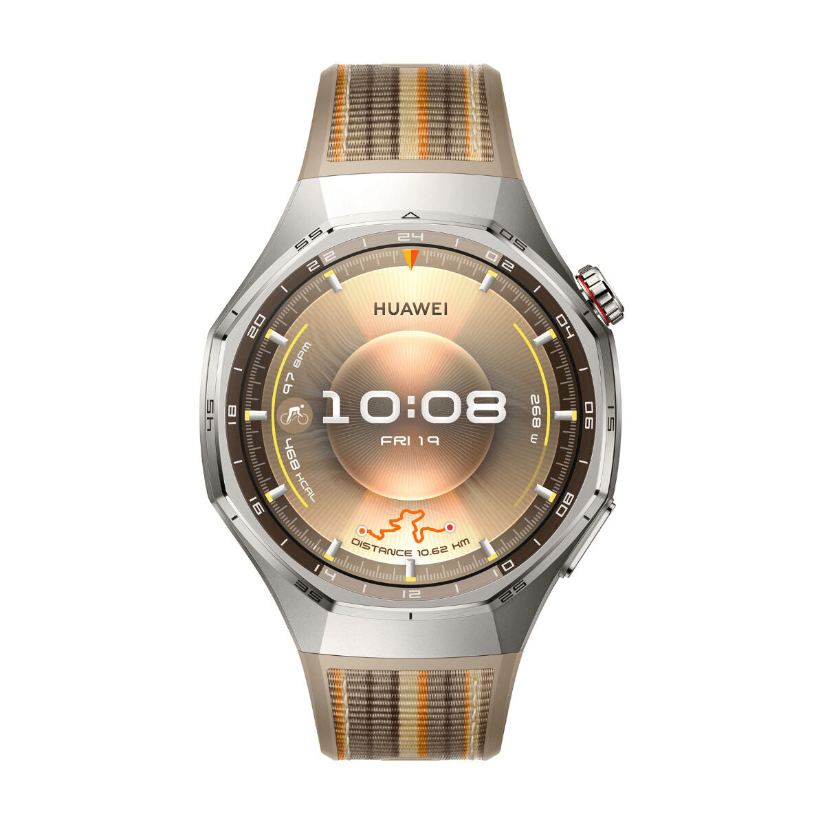 Smartklocka Huawei 55020FTS Brun 1,47" 46 mm finns hos Aktivcamping