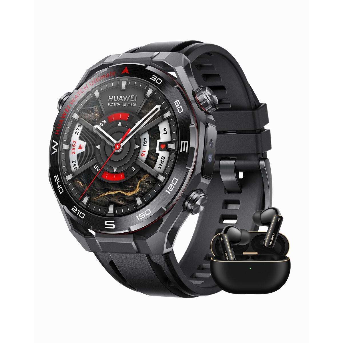 Smartklocka Huawei 55020GBB Svart 1,5" finns hos Aktivcamping