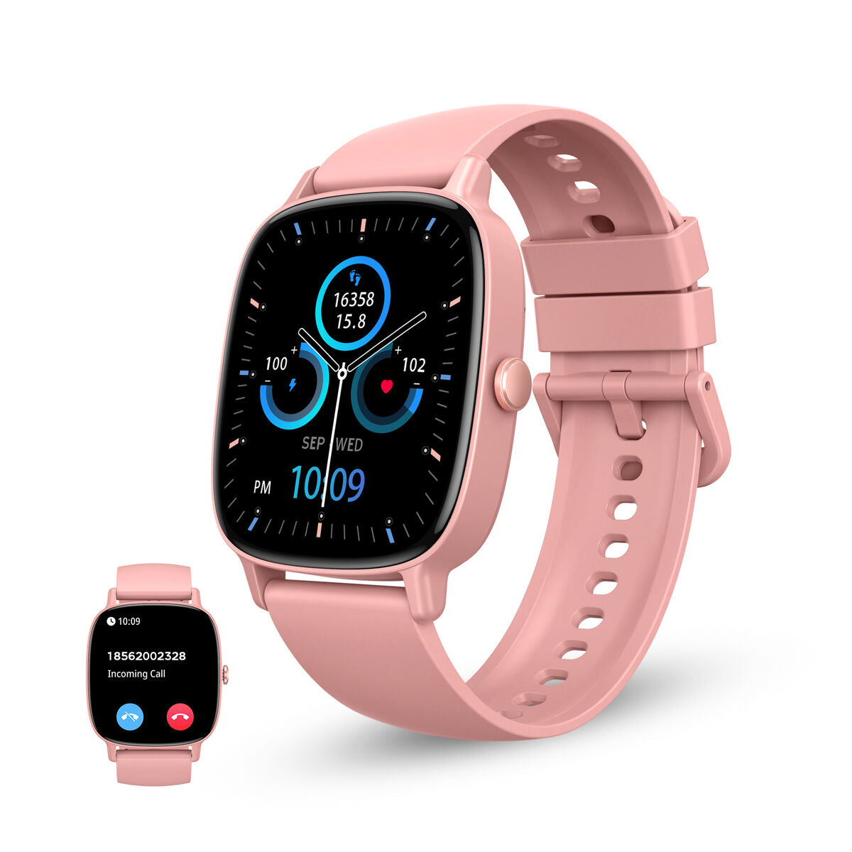 Smartklocka KSIX Pulse Rosa 1,83" - finns hos Aktivcamping