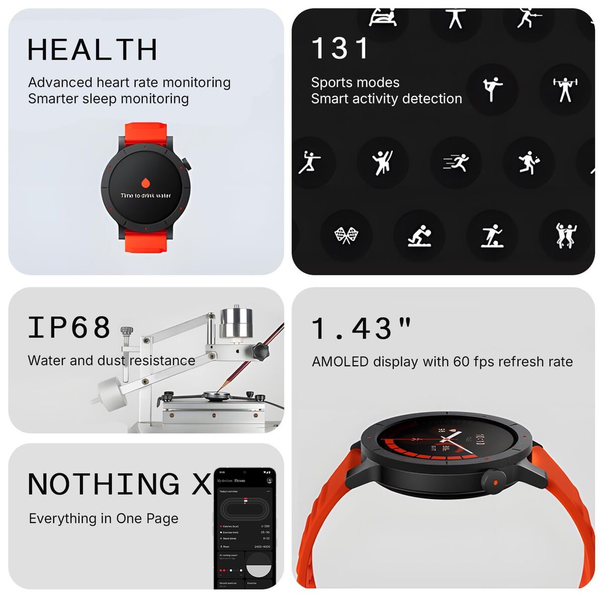 Smartklocka Nothing A10700024 finns hos Aktivcamping
