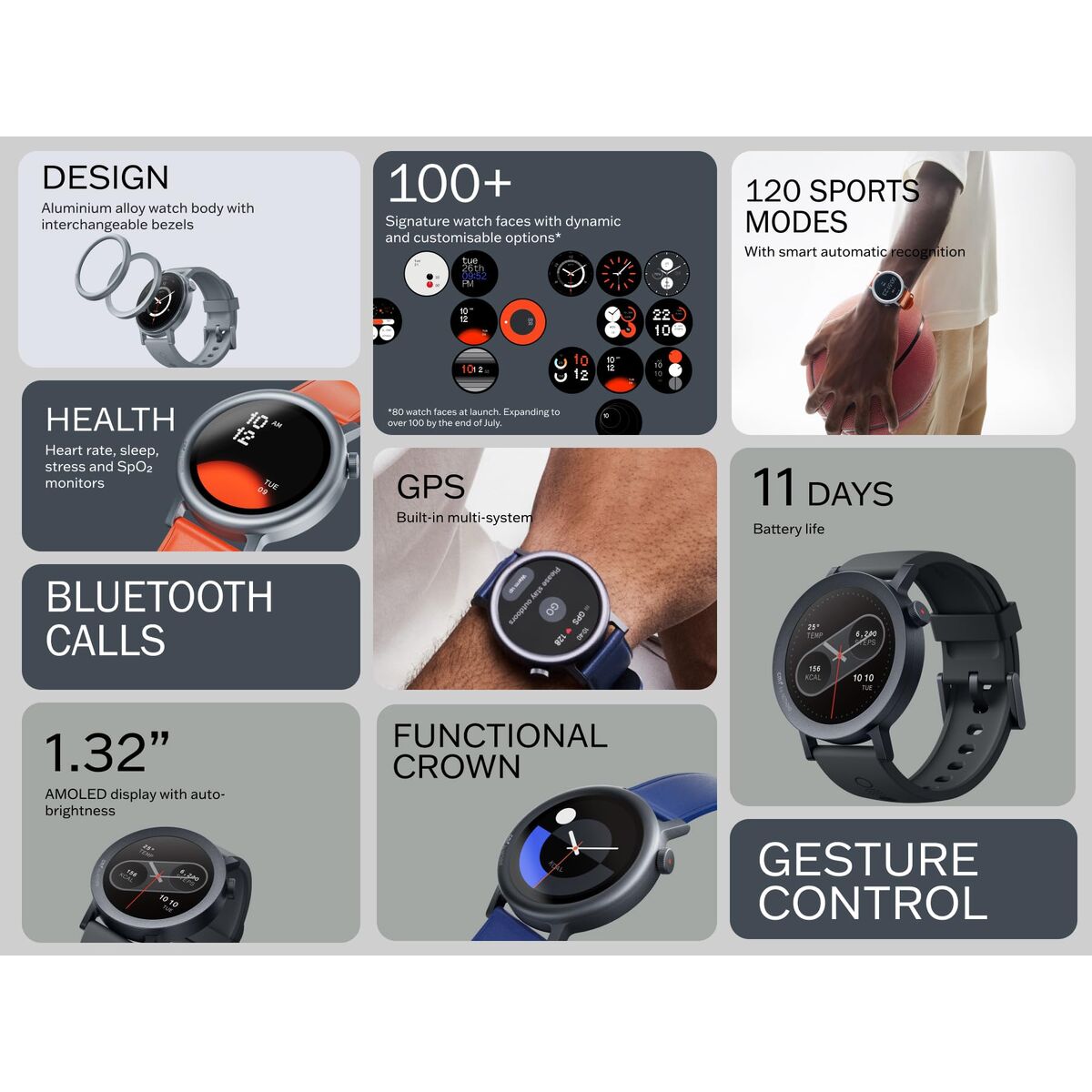 Smartklocka Nothing WATCH PRO 2 Grå finns hos Aktivcamping