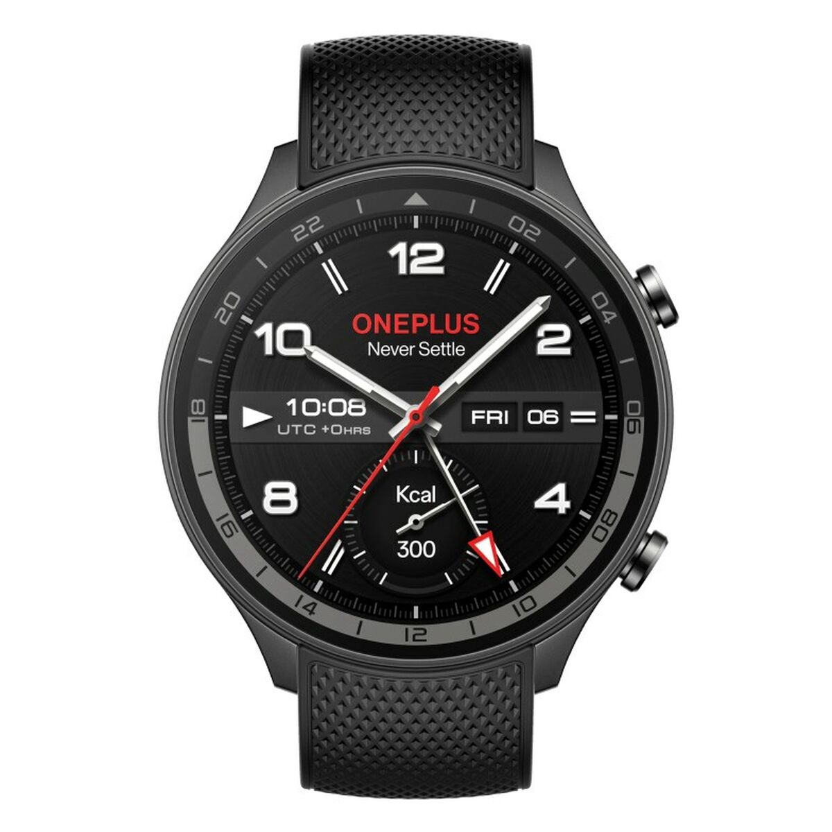 Smartklocka OnePlus Watch 2R Svart finns hos Aktivcamping