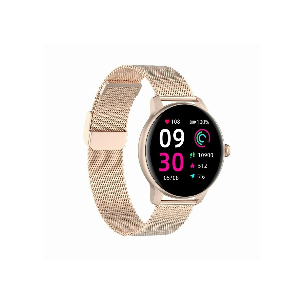 Smartklocka Oromed LADY GOLD NEXT Gyllene Ja 1,09" finns hos Aktivcamping