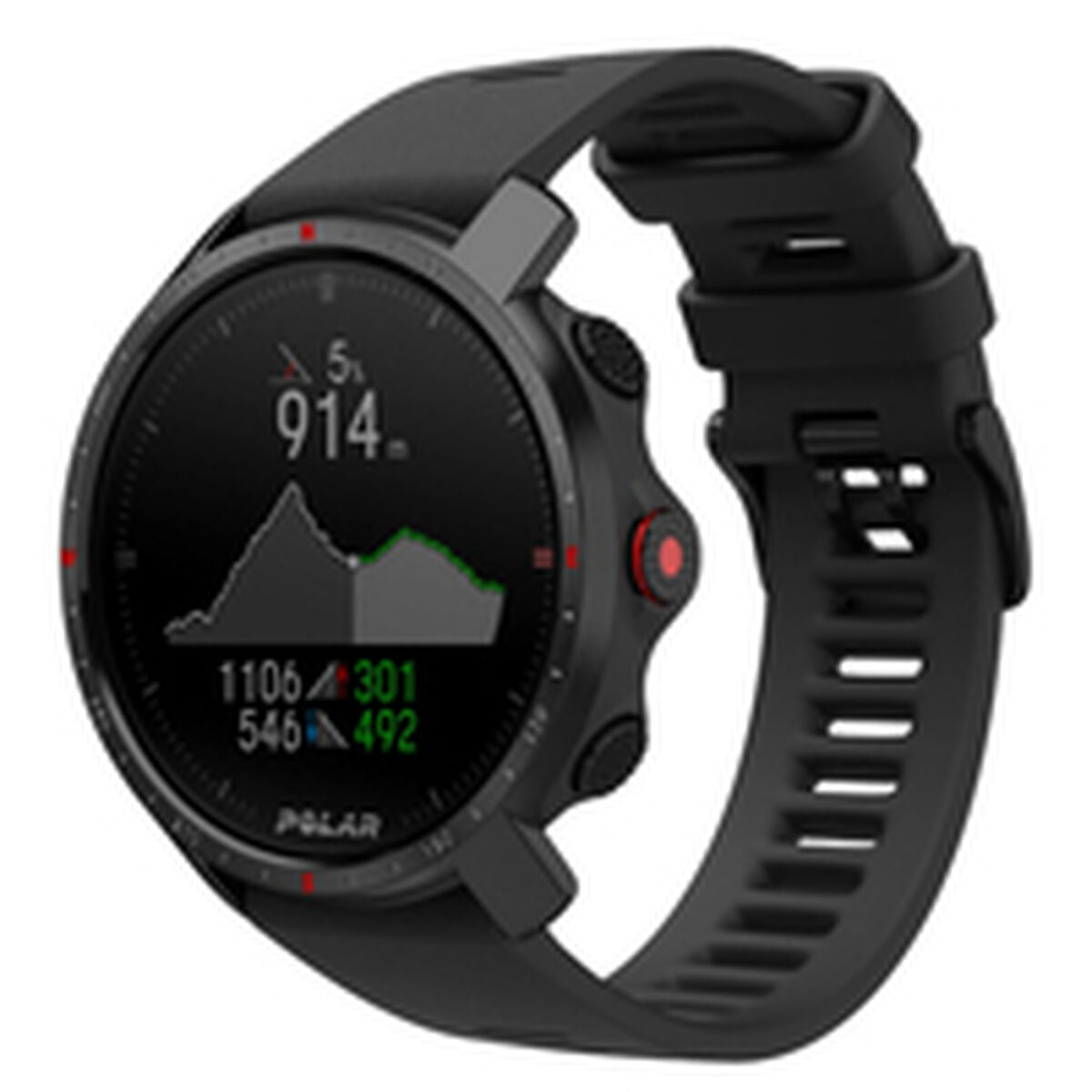 Smartklocka Polar GRIT X PRO ZAFIRO TITAN M/L Svart 1,2" - finns hos Aktivcamping