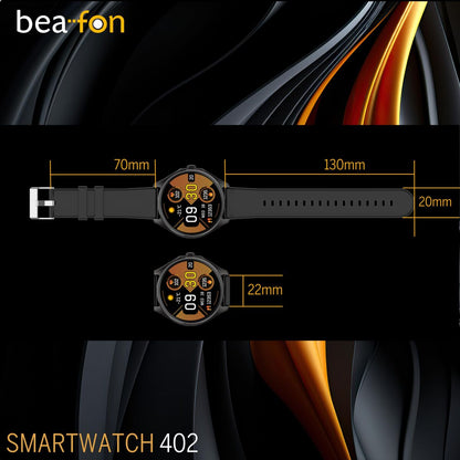 Smartklocka beafon WATCH 402 43 mm 1,43" Svart finns hos Aktivcamping