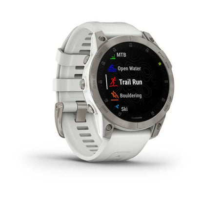 Smartwatch med stegräknare GARMIN 010-02582-21 1,3" Vit Svart Titan Ja finns hos Aktivcamping