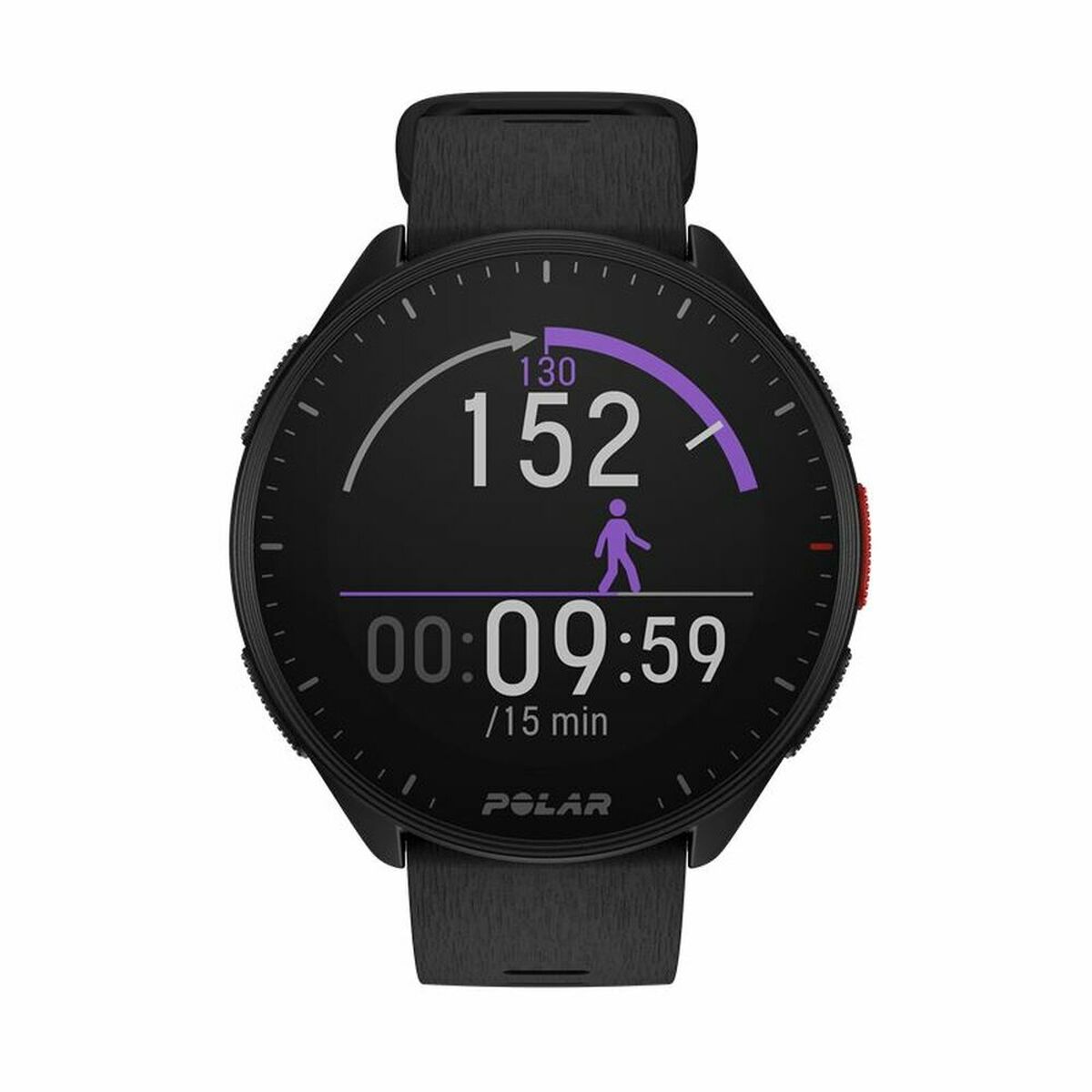 Smartwatch med stegräknare Polar Svart 1,2" Ø 45 mm - finns hos Aktivcamping