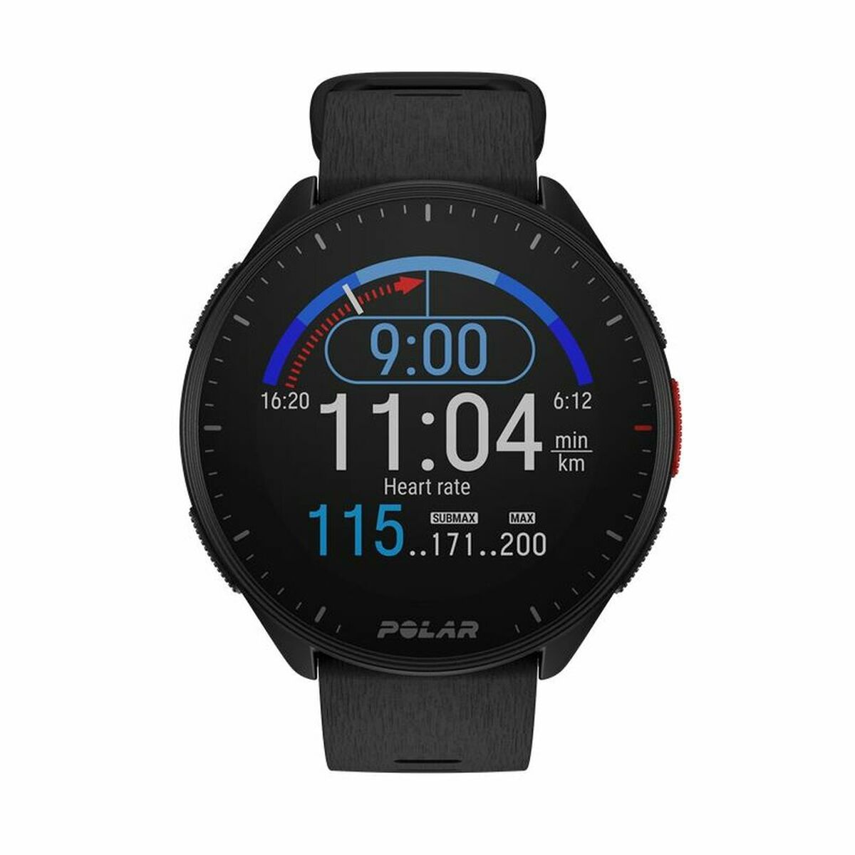 Smartwatch med stegräknare Polar Svart 1,2" Ø 45 mm - finns hos Aktivcamping
