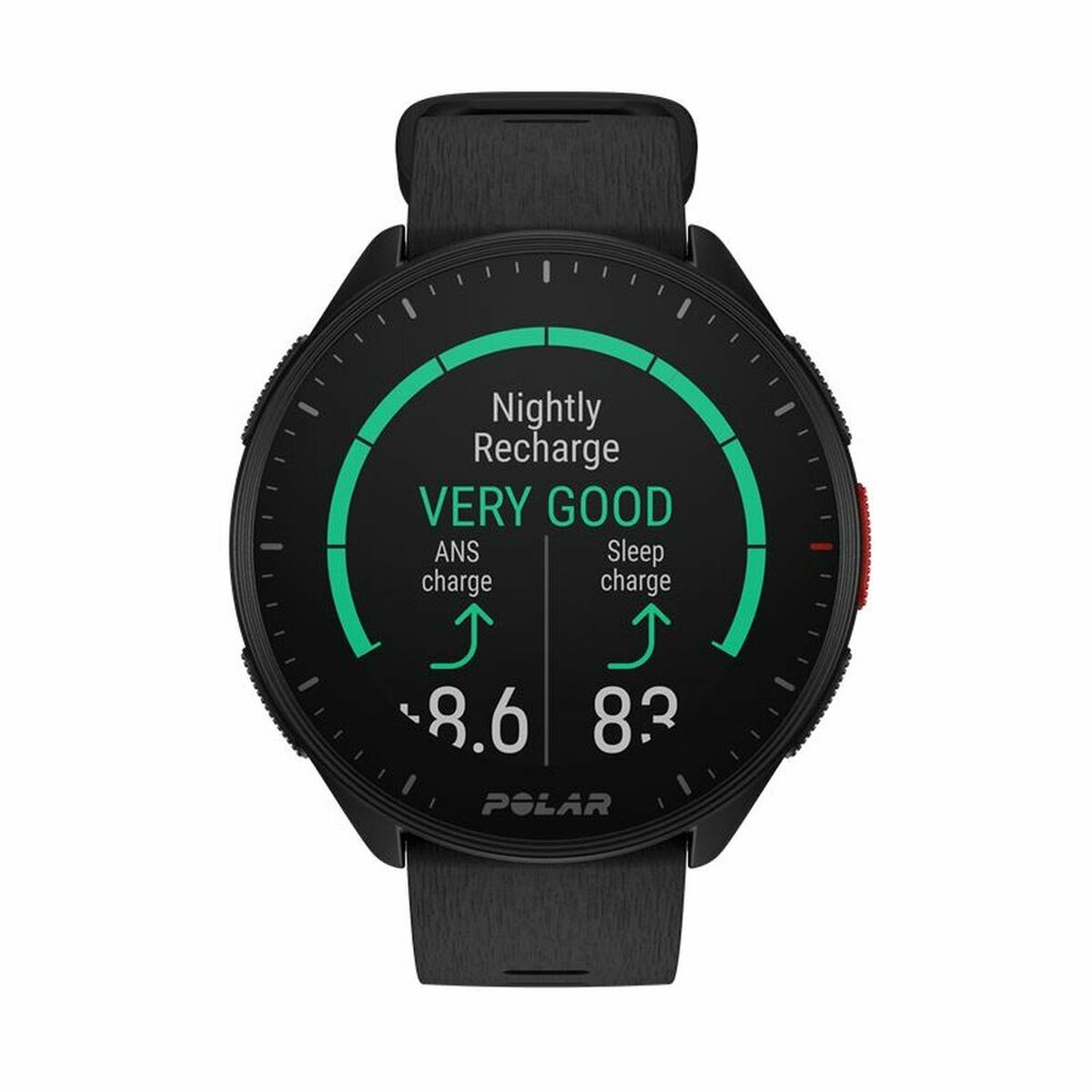 Smartwatch med stegräknare Polar Svart 1,2" Ø 45 mm - finns hos Aktivcamping