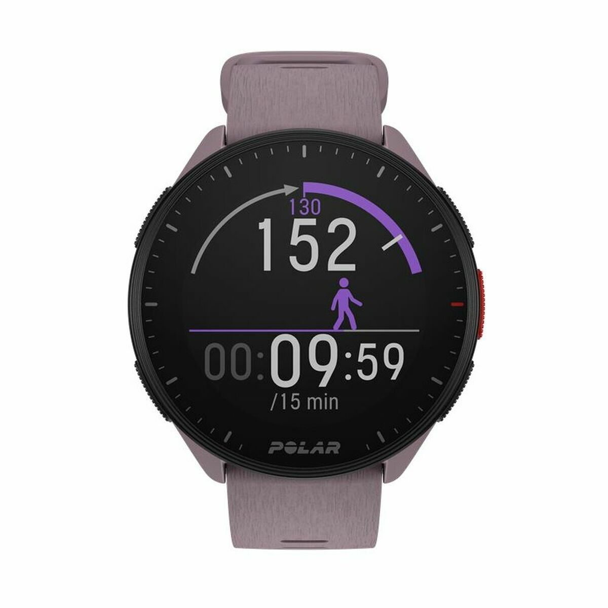 Smartwatch med stegräknare Running Polar Purpur 1,2" finns hos Aktivcamping
