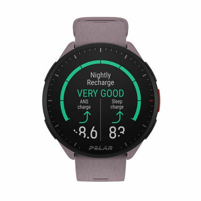 Smartwatch med stegräknare Running Polar Purpur 1,2" finns hos Aktivcamping
