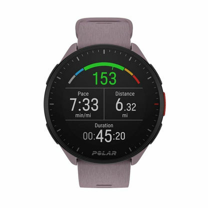 Smartwatch med stegräknare Running Polar Purpur 1,2" finns hos Aktivcamping