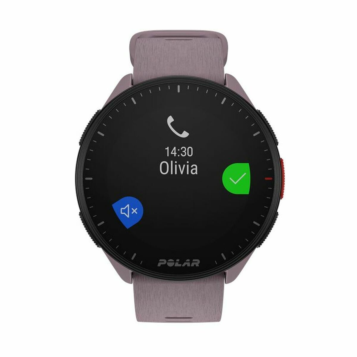Smartwatch med stegräknare Running Polar Purpur 1,2" finns hos Aktivcamping