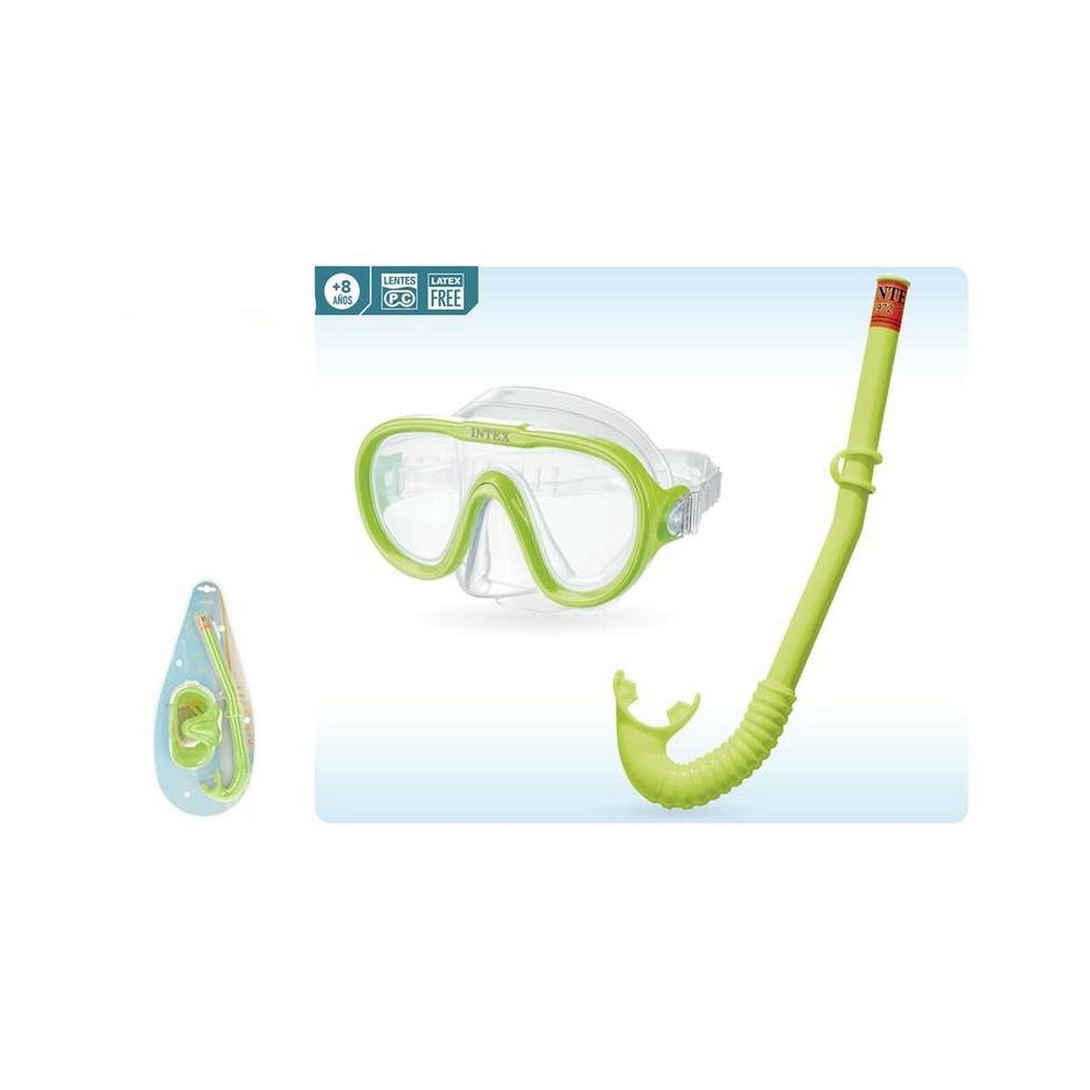 Snorkel och cyklop för barn Intex 55642 finns hos Aktivcamping