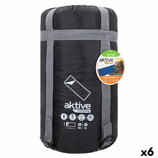 Sovsäck Aktive Polyester 170T 180 x 1,5 x 75 cm 6 antal - finns hos Aktivcamping