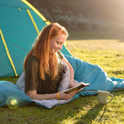 Sovsäck Polyester Temperatur till -8 grader 190x84 cm Camping 68100 - finns hos Aktivcamping