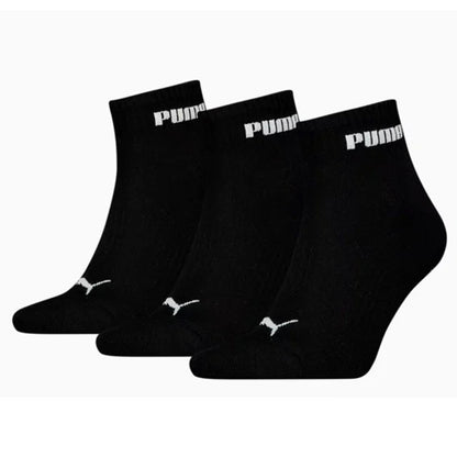 Sportstrumpor Puma CUSHIONED NEXT QUARTER 701225904 002 Svart 3 par finns hos Aktivcamping