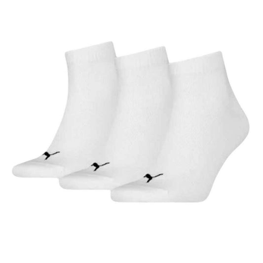 Sportstrumpor Puma QUARTER PLAIN 3P 701230337 300 Vit 3 par finns hos Aktivcamping