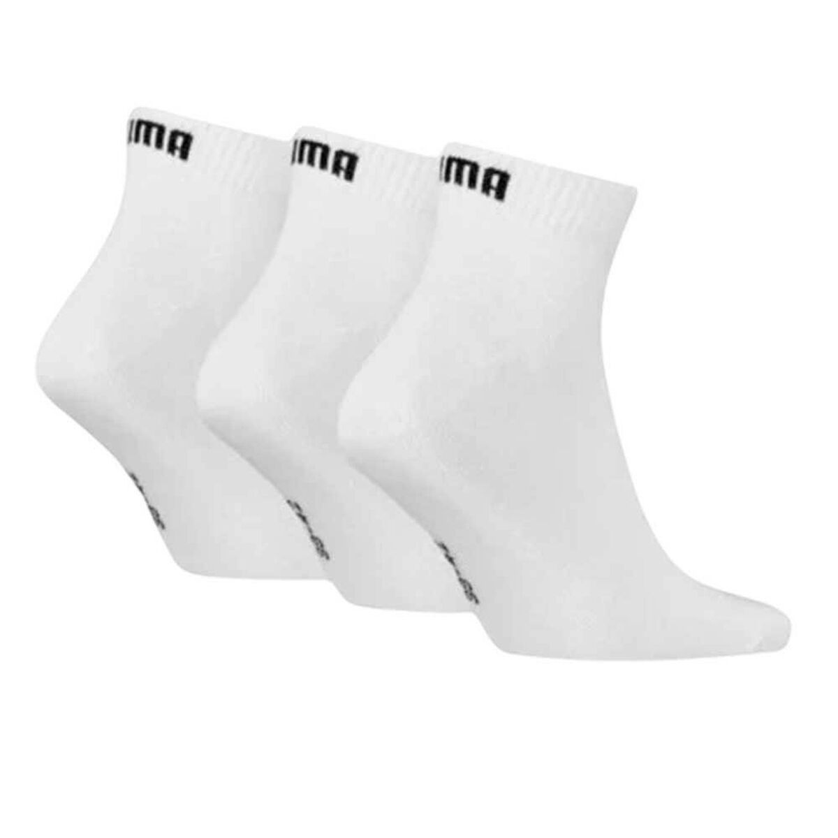 Sportstrumpor Puma QUARTER PLAIN 3P 701230337 300 Vit 3 par finns hos Aktivcamping