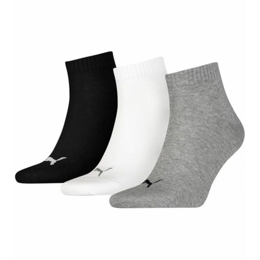 Sportstrumpor Puma QUARTER PLAIN 3P 701230337 882 Grå 3 par finns hos Aktivcamping