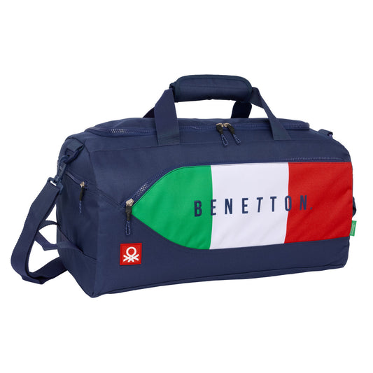 Sportväska Benetton Flag Marinblå 50 x 25 x 25 cm finns hos Aktivcamping