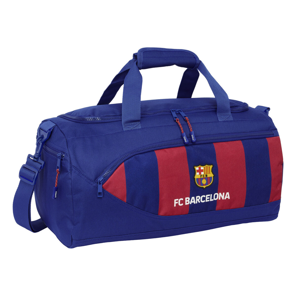 Sportväska F.C. Barcelona 24/25 Rödbrun Marinblå 50 x 25 x 25 cm - finns hos Aktivcamping