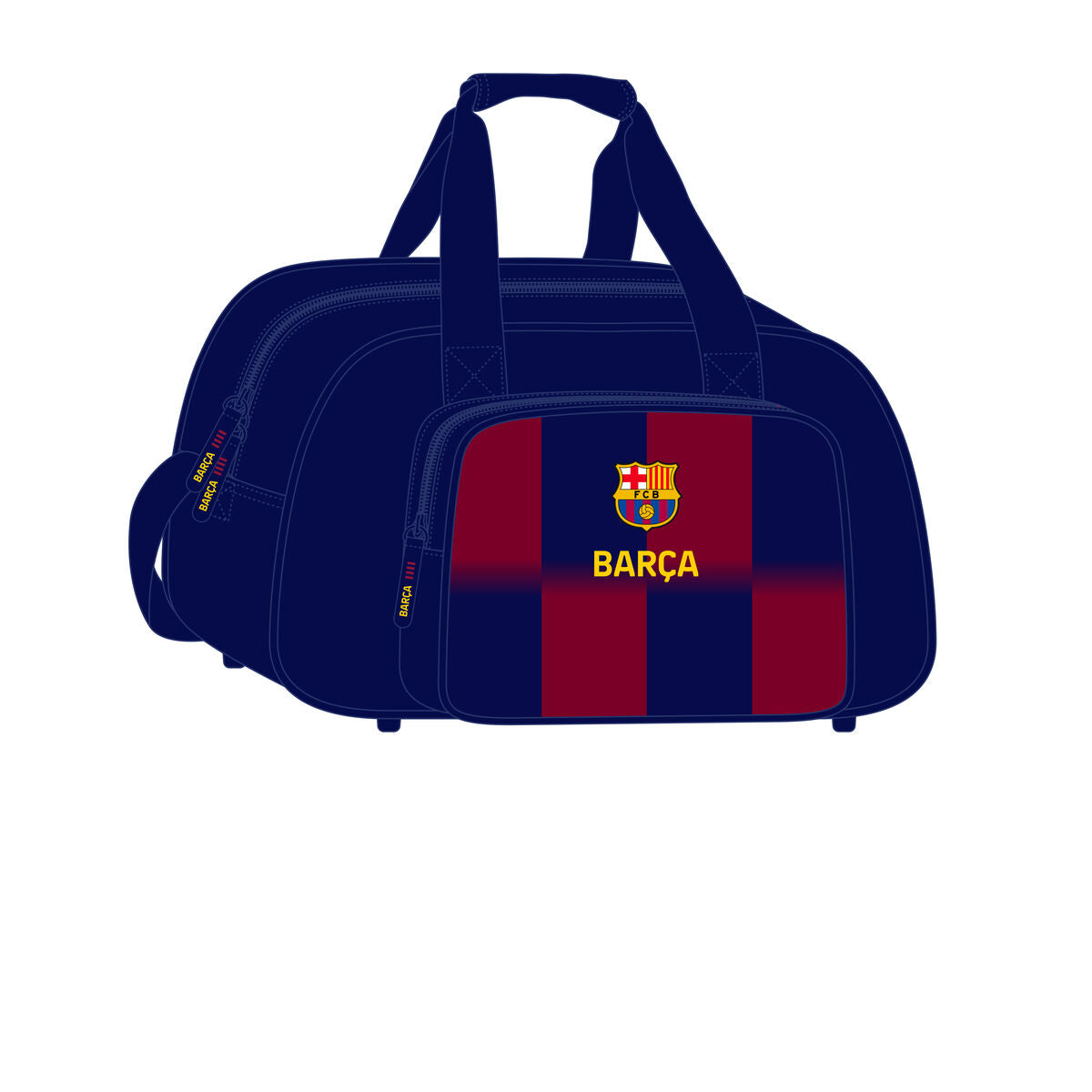 Sportväska F.C. Barcelona Blå Rödbrun 40 x 24 x 23 cm finns hos Aktivcamping