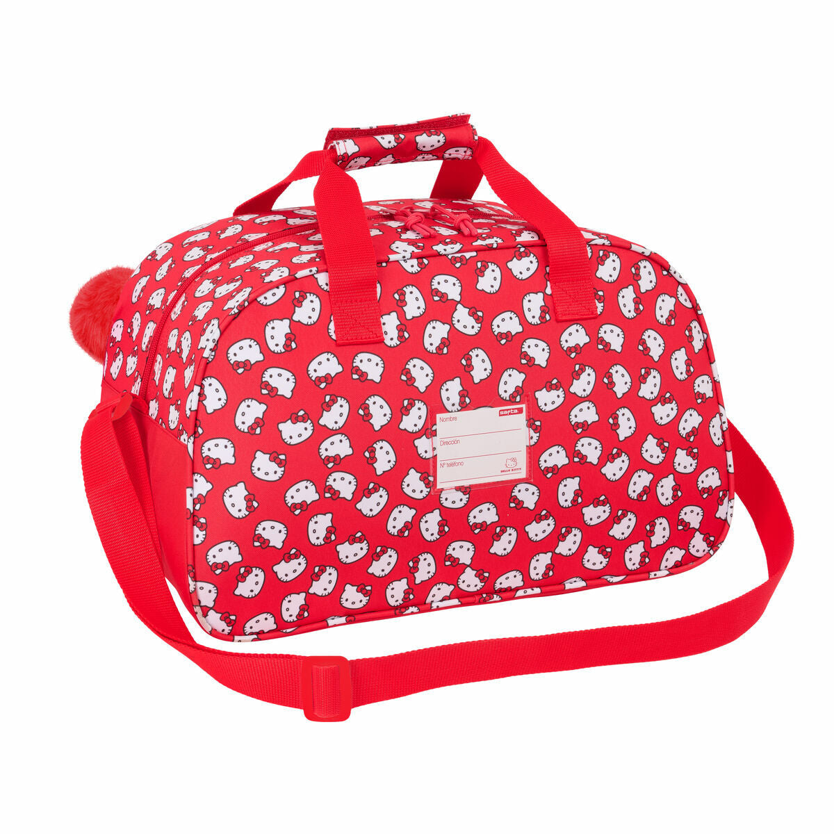 Sportväska Hello Kitty Iconic Vit Röd 40 x 24 x 23 cm finns hos Aktivcamping