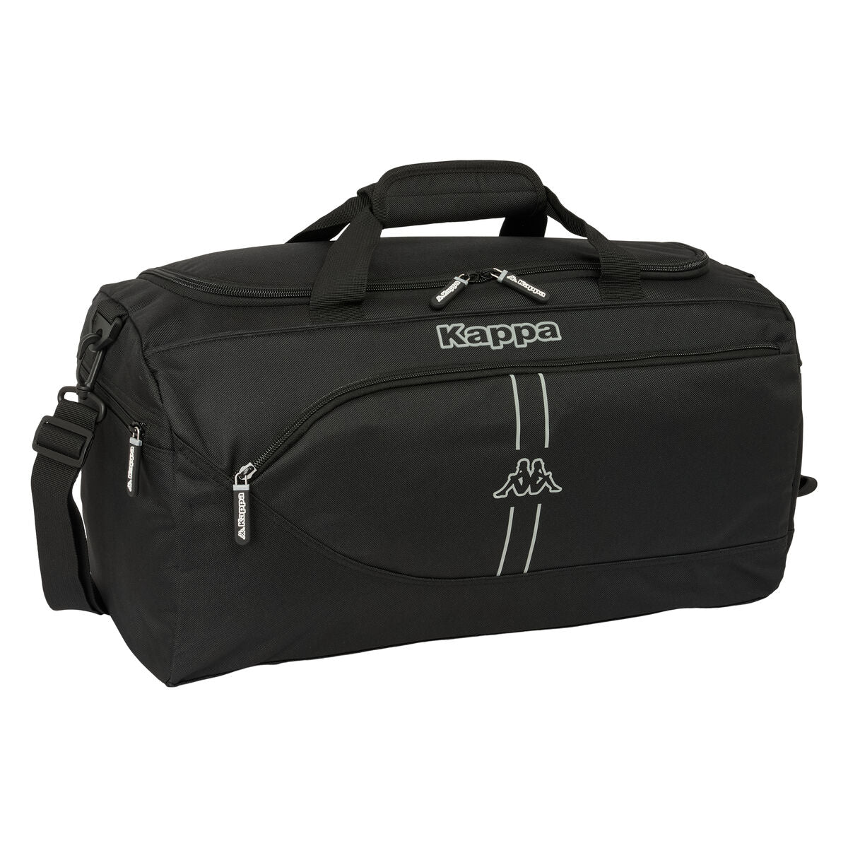 Sportväska Kappa Dark Svart 50 x 25 x 25 cm finns hos Aktivcamping