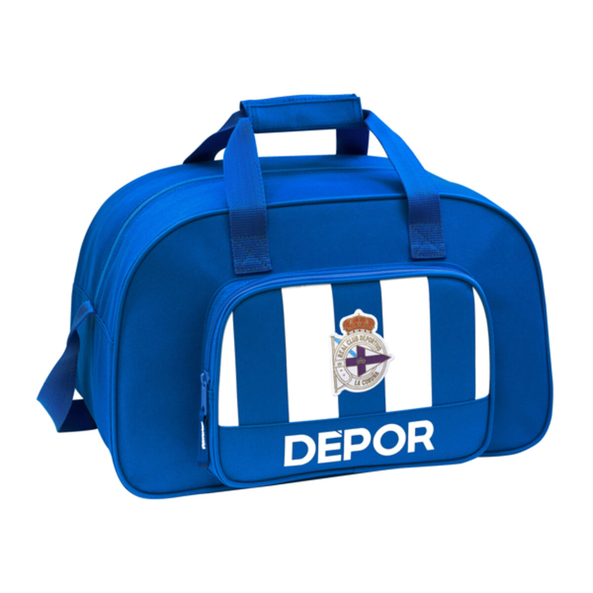 Sportväska R. C. Deportivo de La Coruña Blå Vit (40 x 24 x 23 cm) finns hos Aktivcamping